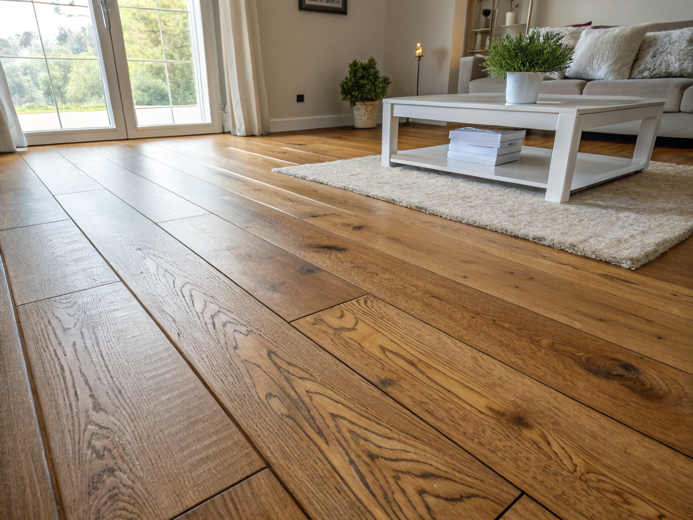 Standard surface with visible pet dander and allergens